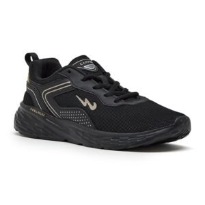 Campus Men's Kosmo Pro Running Shoes in Black